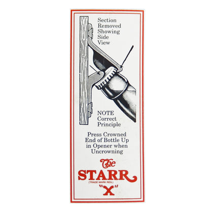 Starr Dark Green Cast Iron Powder Coated Beer Soda Bottle Opener Wall Mounted