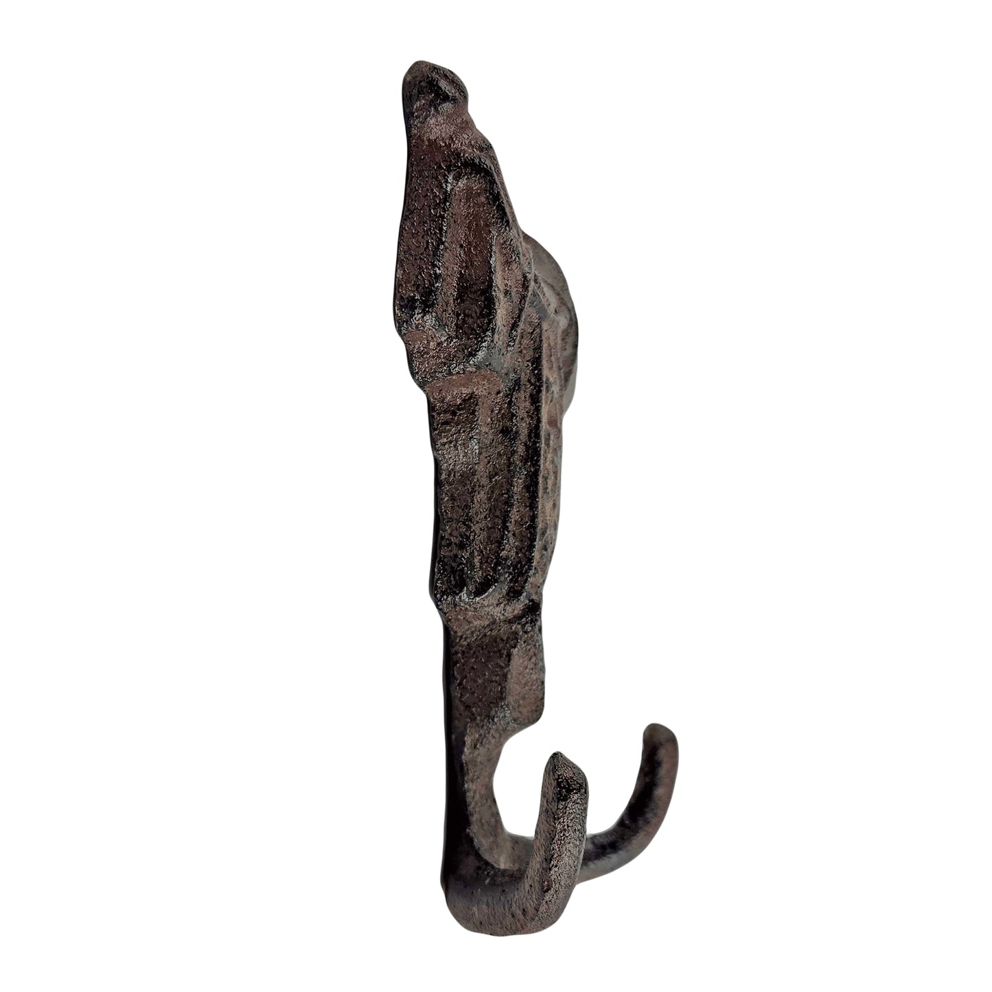 Saddle Double Wall Hook Cast Iron Key Towel Coat Hanger Rustic Country Western