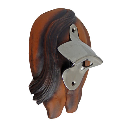 Horse's Butt Rear Beer Soda Bottle Opener Wall Mount Country Western Kitchen Bar