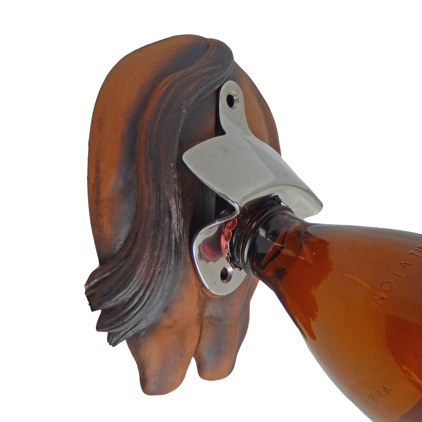 Horse's Butt Rear Beer Soda Bottle Opener Wall Mount Country Western Kitchen Bar