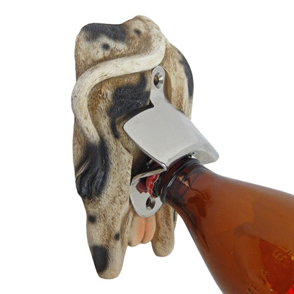 Cow's Butt Rear Beer Soda Bottle Opener Wall Mount Country Western Kitchen Bar