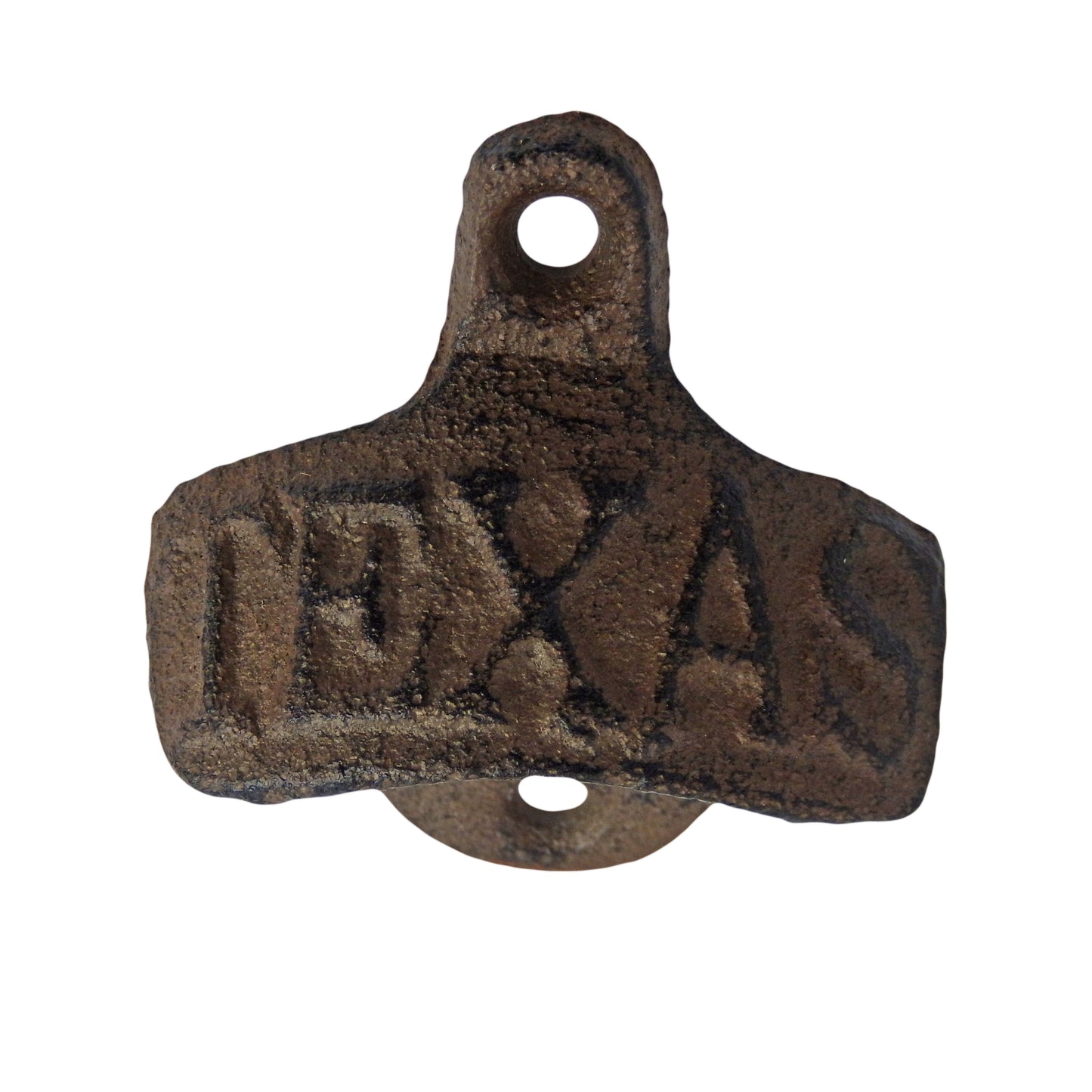 Rustic Cast Iron Texas Beer Soda Bottle Opener Wall Mounted Western Kitchen Bar