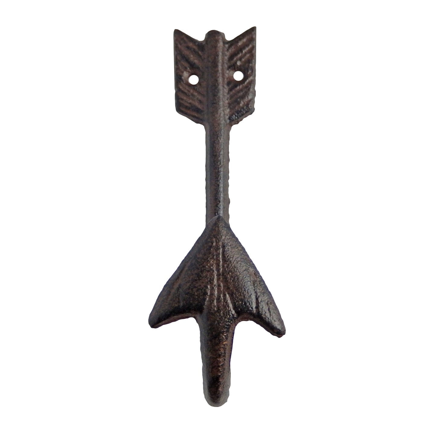 Cast Iron Arrowhead Wall Hook Coat Towel Hanger Southwestern Decor (Pack of 6)