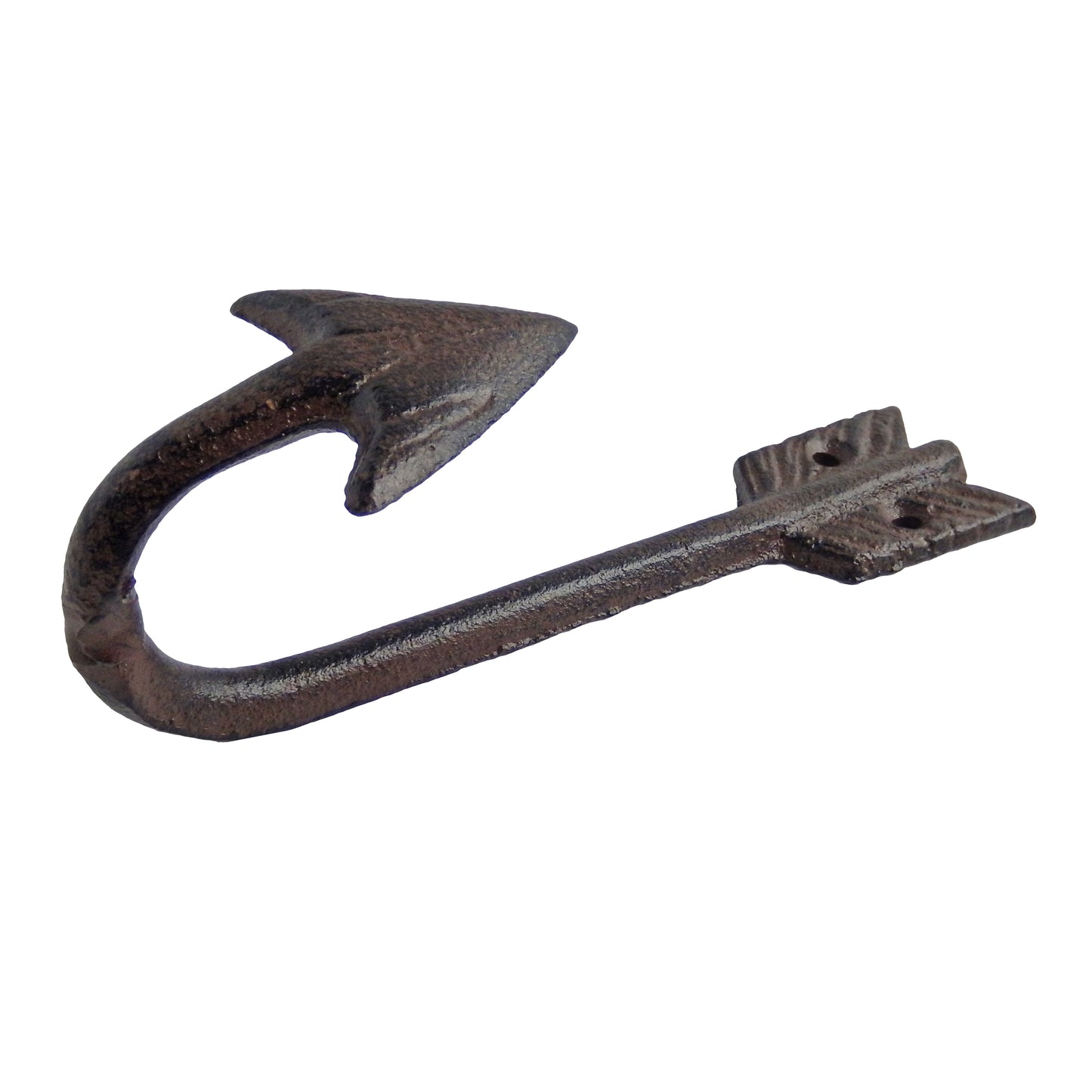 Cast Iron Arrowhead Wall Hook Coat Towel Hanger Southwestern Decor (Pack of 6)