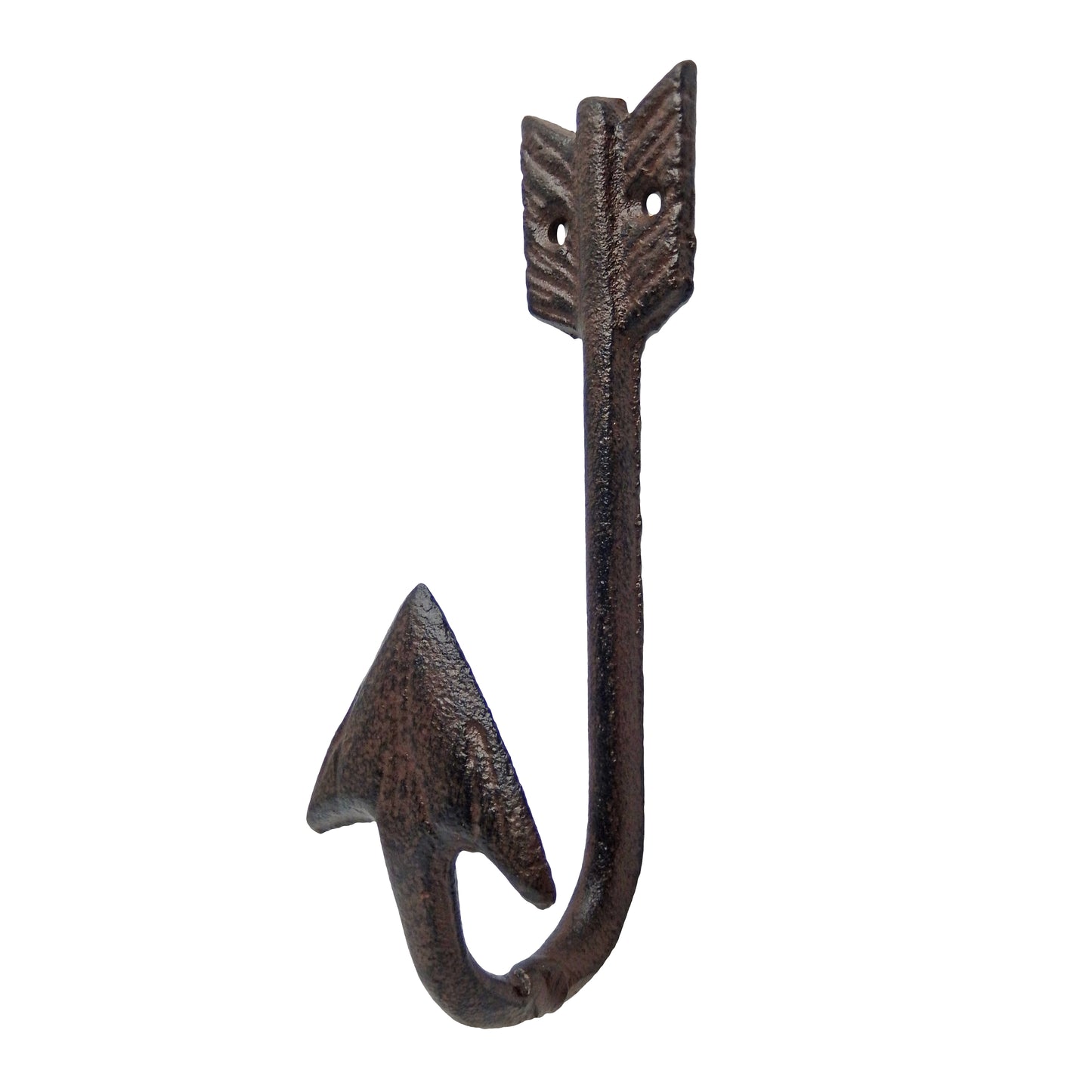 Cast Iron Arrowhead Wall Hook Coat Towel Hanger Southwestern Decor (Pack of 6)