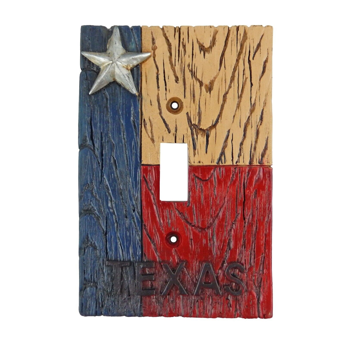 Western Rustic Texas Flag Wall Plate Covers Single Switch Double Outlet Plug