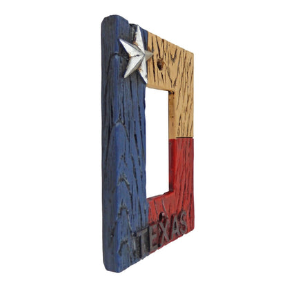 Western Rustic Texas Flag Wall Plate Covers Single Switch Double Outlet Plug