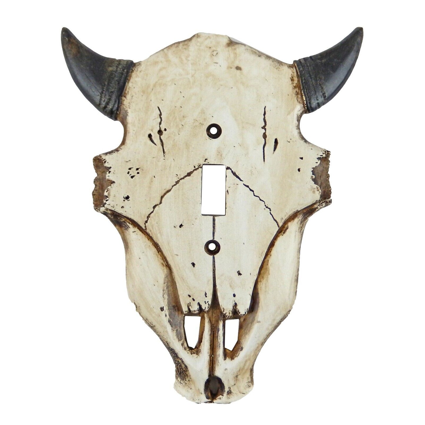 Western Cow Skull Longhorn Switch Wall Plate Covers  Toggle 8" tall x 6.25 Wide