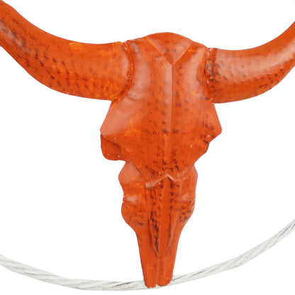 UT Texas Longhorns Metal Welcome Porch Wall Decor Rustic Orange & White 22.5 in