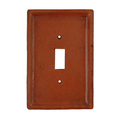 Western Rustic Barbed Wire Wall Plate Cover Single Toggle Switch Wood Look