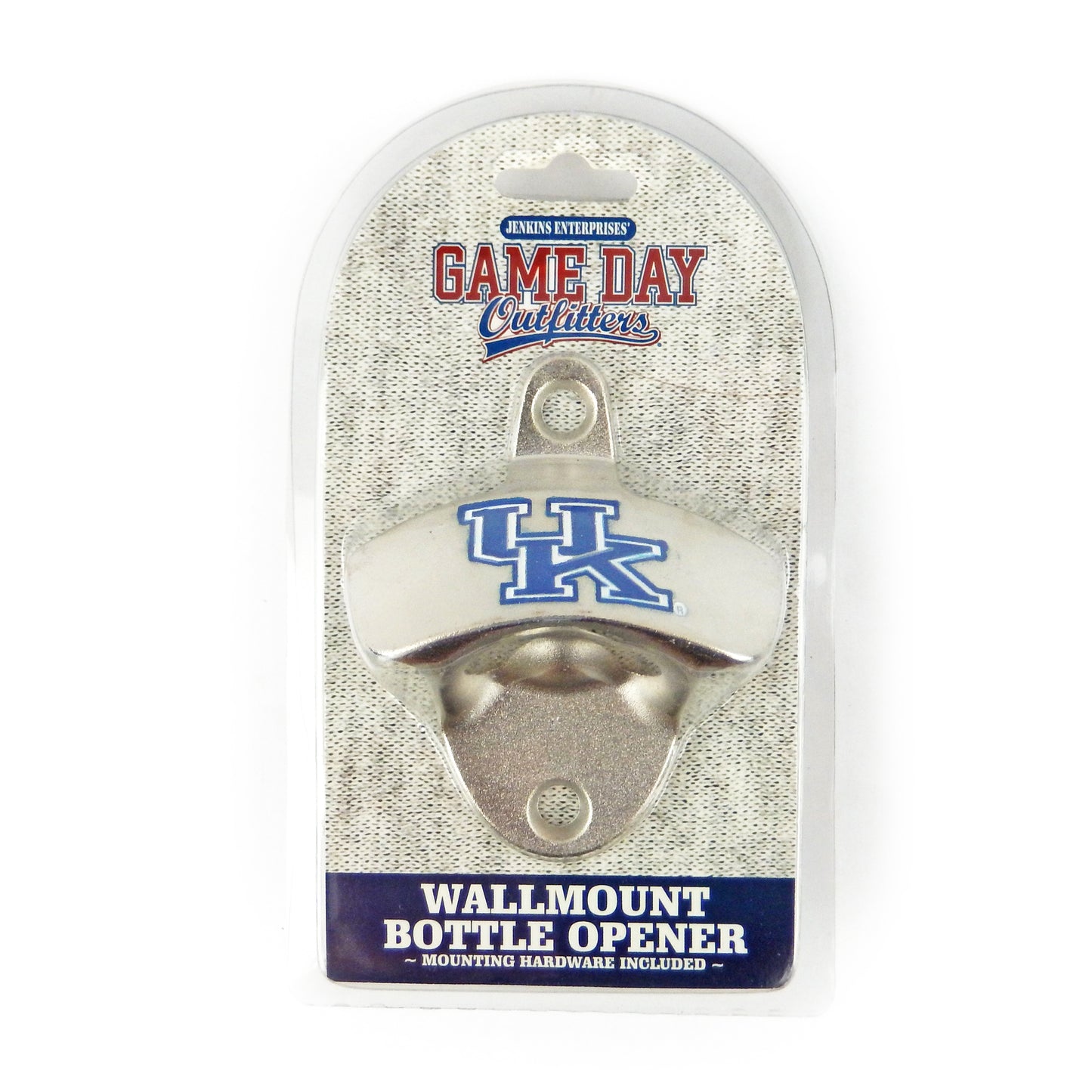 Kentucky Wildcats UK Beer Bottle Opener Wall Mounted Zinc Alloy NCAA Licensed