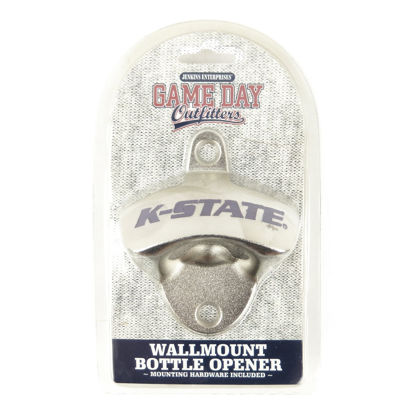 Kansas State Wildcats Beer Bottle Opener Wall Mounted Zinc Alloy NCAA Licensed