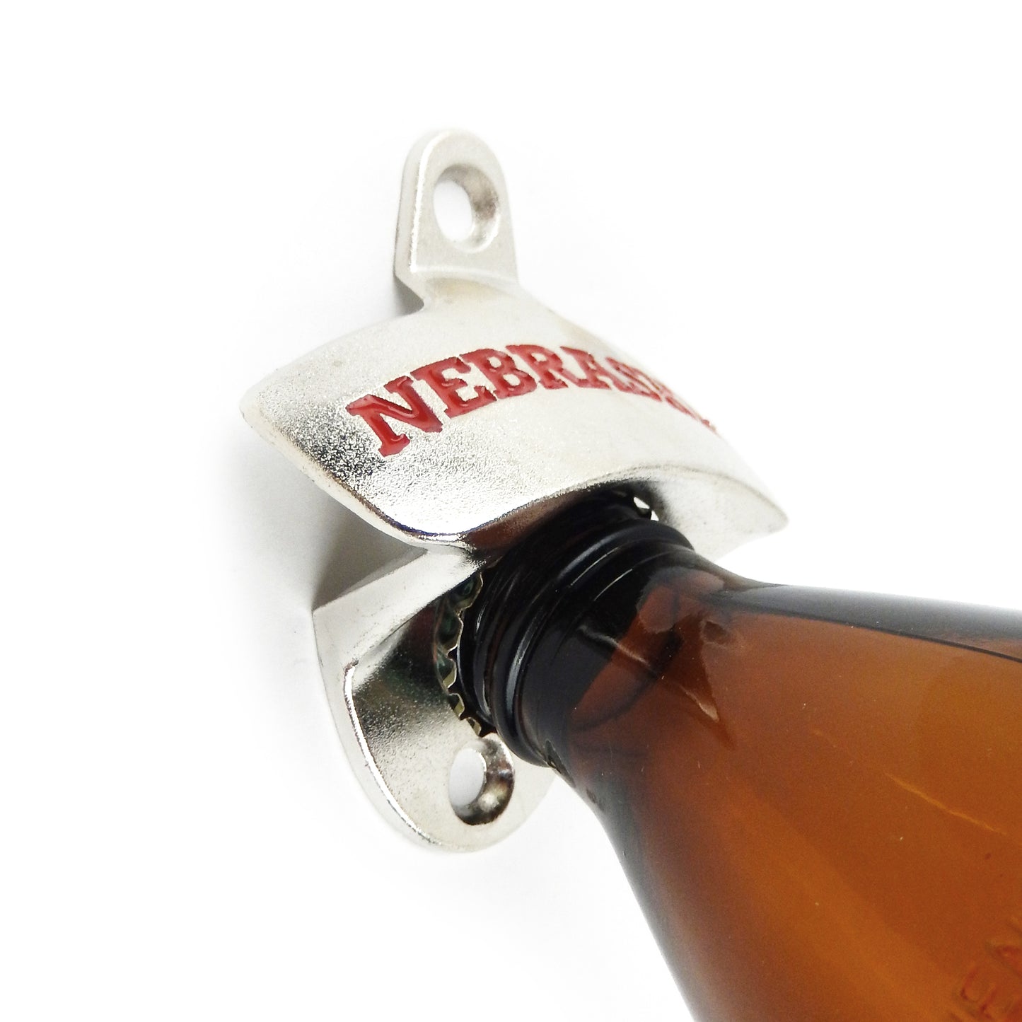 Nebraska Cornhuskers Beer Bottle Opener Wall Mount Zinc Alloy NCAA Licensed