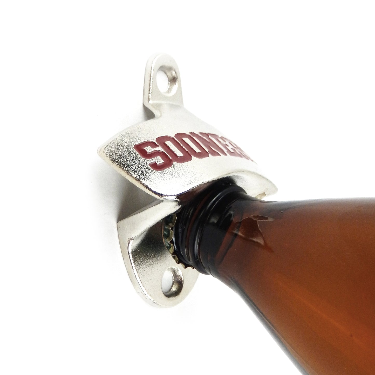 Oklahoma Sooners OU Beer Bottle Opener Wall Mounted Zinc Alloy NCAA Licensed