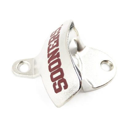 Oklahoma Sooners OU Beer Bottle Opener Wall Mounted Zinc Alloy NCAA Licensed