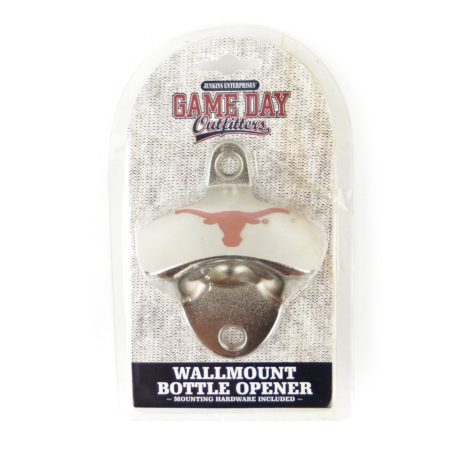 Texas Longhorns Beer Bottle Opener Wall Mount Zinc Alloy NCAA Licensed Hook 'Em