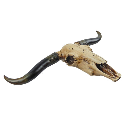 Western Faux Texas Longhorn Skull Steer Head Wall Decor Rustic Cabin 20 1/2 inch