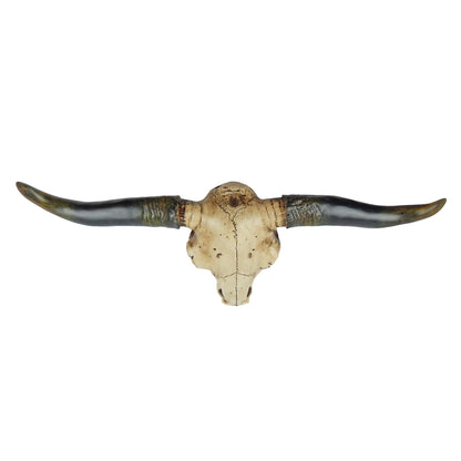 Western Faux Texas Longhorn Skull Steer Head Wall Decor Rustic Cabin 20 1/2 inch