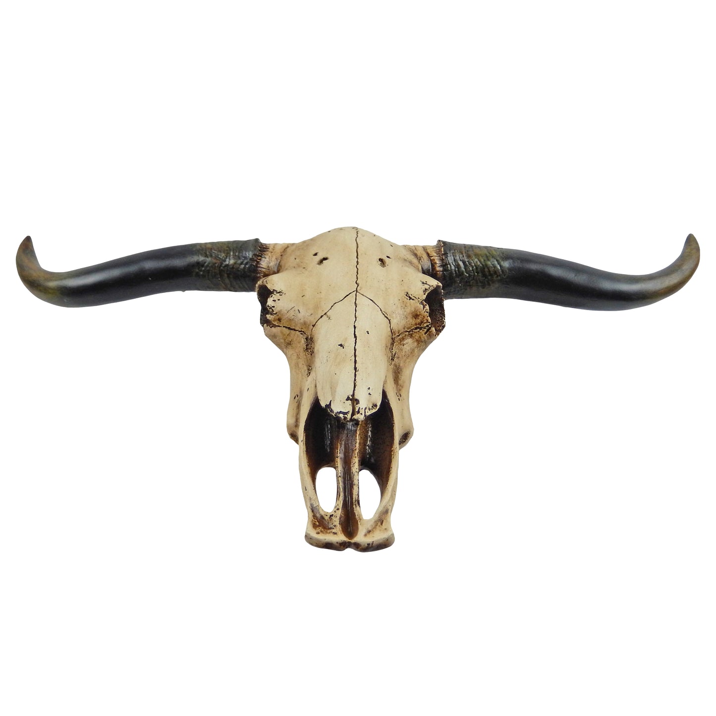 Western Faux Texas Longhorn Skull Steer Head Wall Decor Rustic Cabin 20 1/2 inch