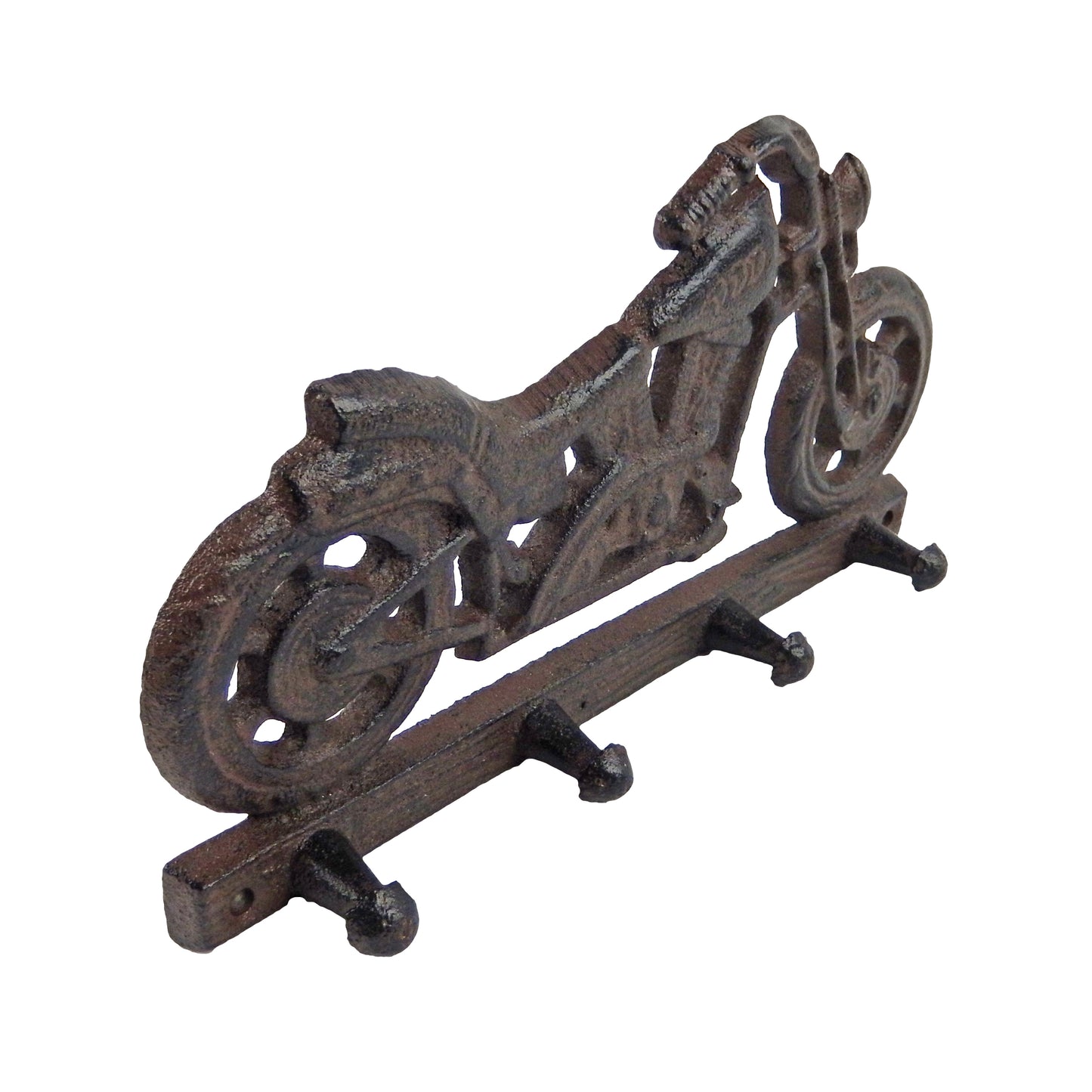 Cast Iron Motorcycle Wall Hook Key Towel Coat Rack Hanger Rustic Antique Style