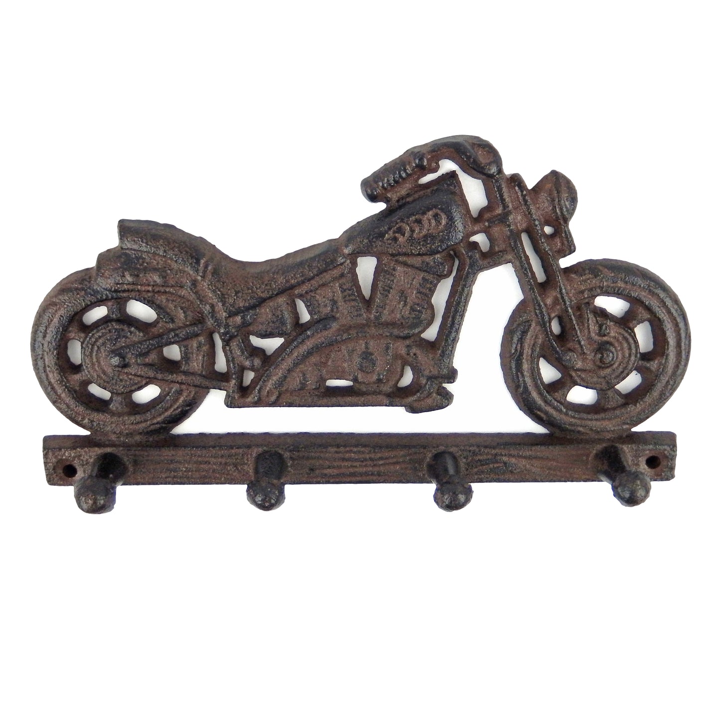 Cast Iron Motorcycle Wall Hook Key Towel Coat Rack Hanger Rustic Antique Style