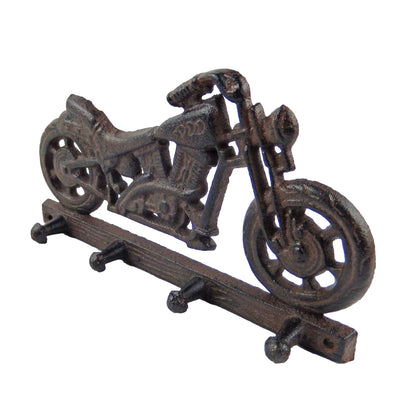 Cast Iron Motorcycle Wall Hook Key Towel Coat Rack Hanger Rustic Antique Style