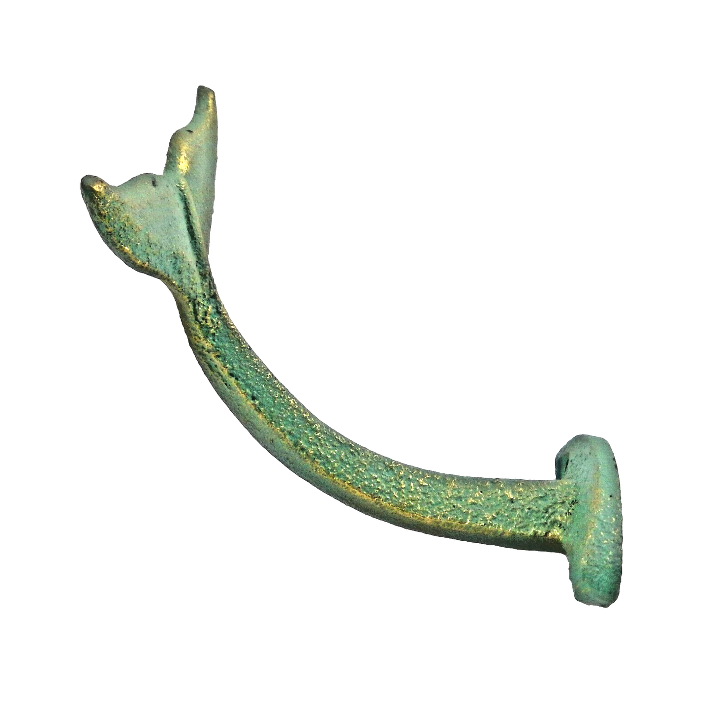 Cast Iron Whale Tail Wall Hook Nautical Bathroom Door Towel Coat Hanger 4 inch