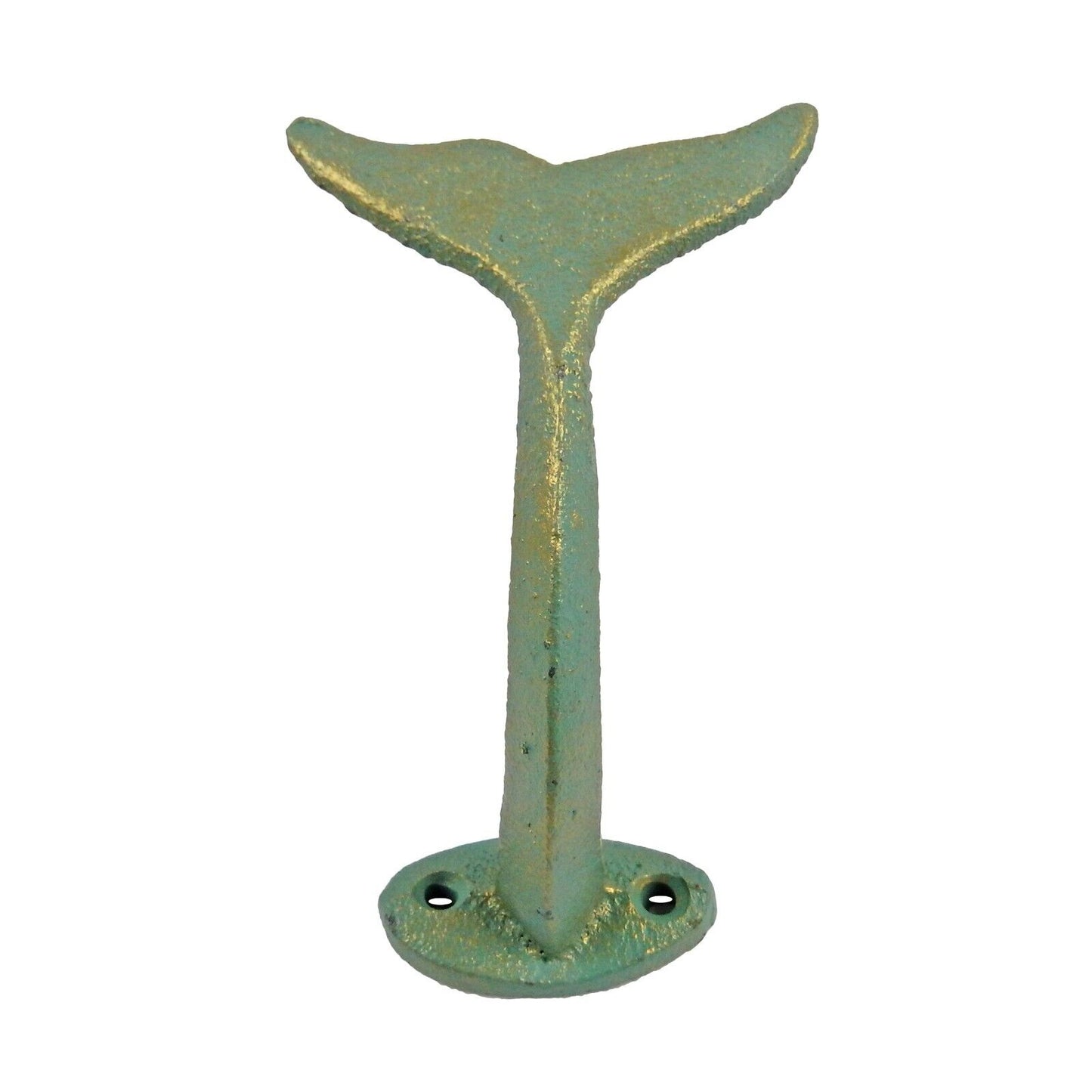 Cast Iron Whale Tail Wall Hook Nautical Bathroom Door Towel Coat Hanger 4 inch