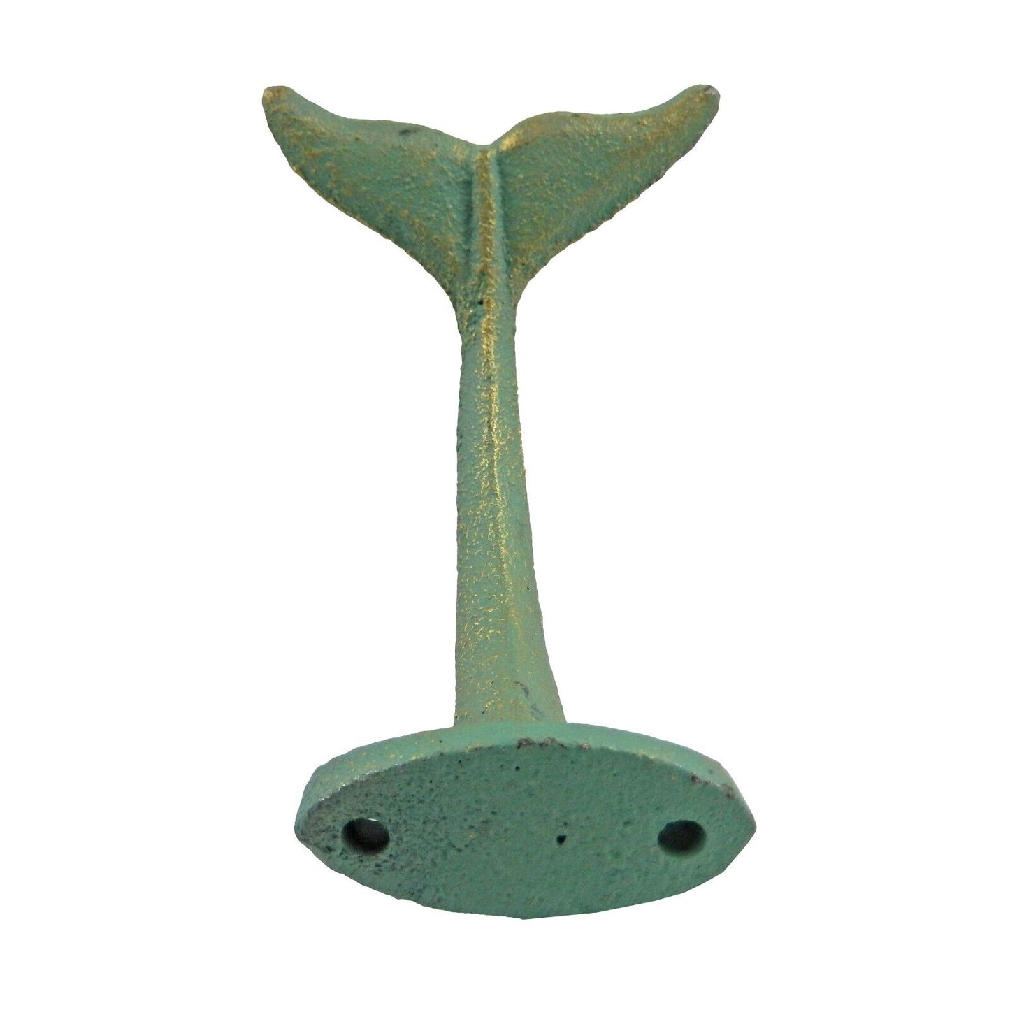 Cast Iron Whale Tail Wall Hook Nautical Bathroom Door Towel Coat Hanger 4 inch