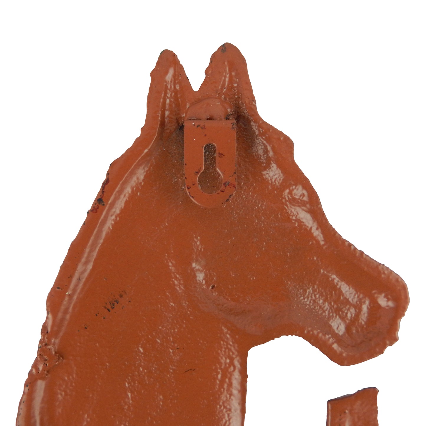 Rustic Western Heavy Cast Iron Horse Head Wall Hook Rack Key Towel Coat Hanger