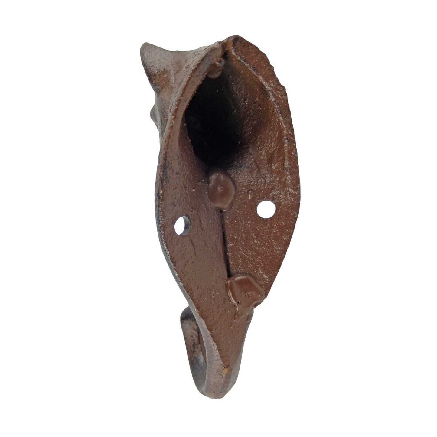 Small Western Horse Head Cast Iron Door Wall Hook Key Towel Coat Hanger Brown