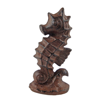 Rustic Cast Iron Seahorse Bottle Opener Figurine Shelf Sitter Paper Weight 4 in