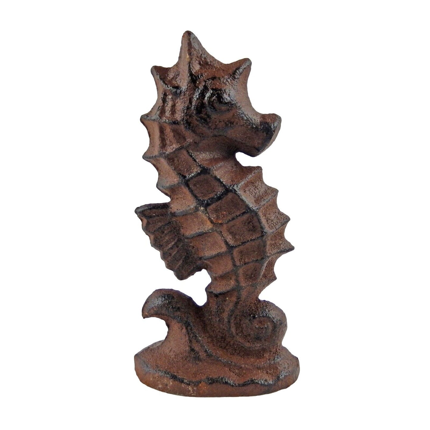 Rustic Cast Iron Seahorse Bottle Opener Figurine Shelf Sitter Paper Weight 4 in