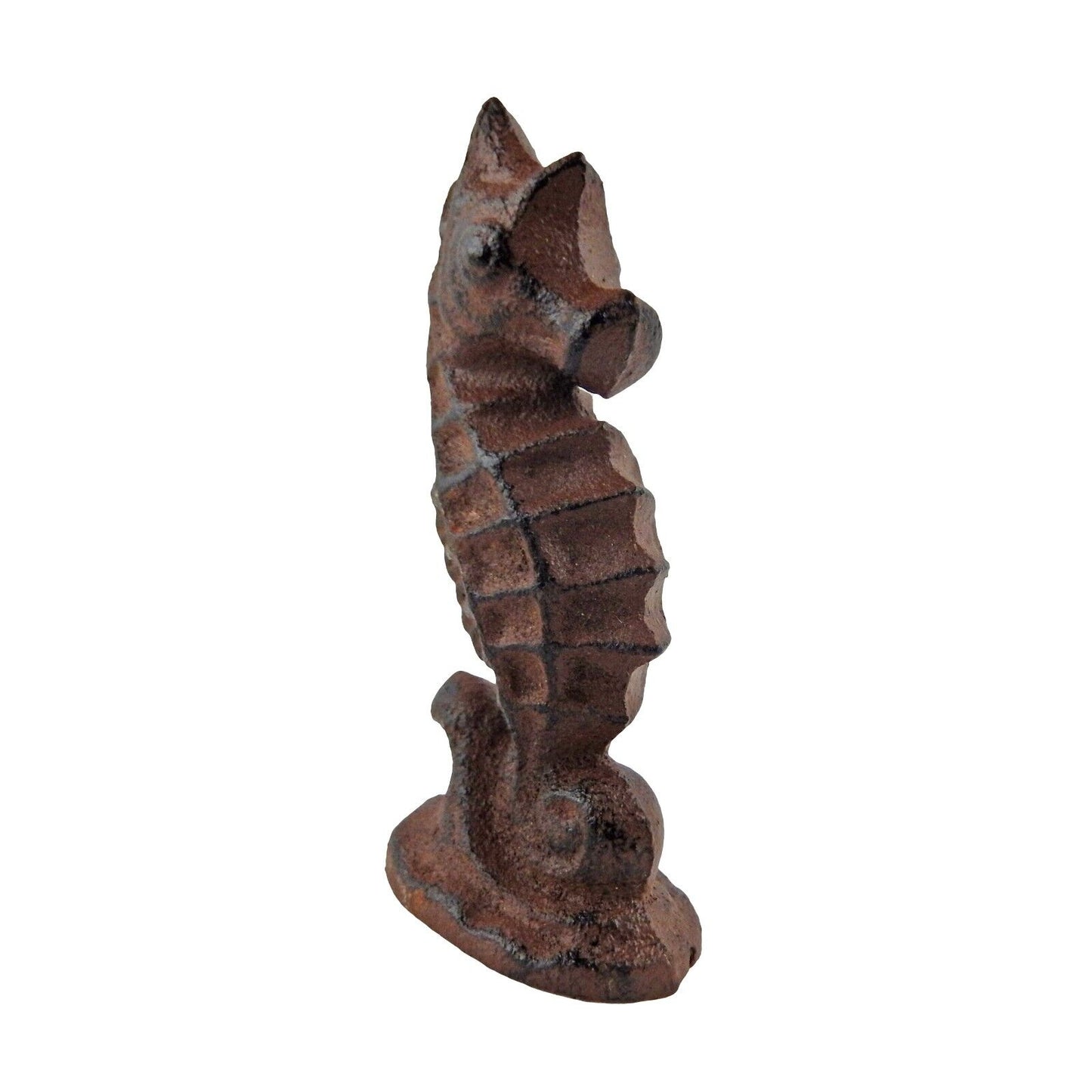 Rustic Cast Iron Seahorse Bottle Opener Figurine Shelf Sitter Paper Weight 4 in