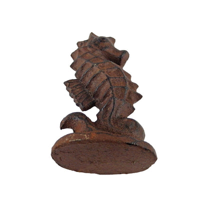 Rustic Cast Iron Seahorse Bottle Opener Figurine Shelf Sitter Paper Weight 4 in