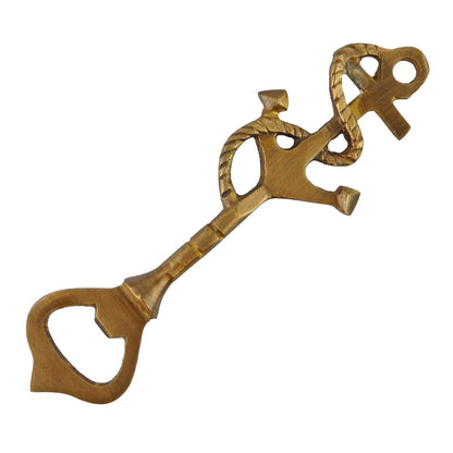 Navy Sailor Anchor Metal Handheld Beer Soda Bottle Opener Antique Bronze Finish