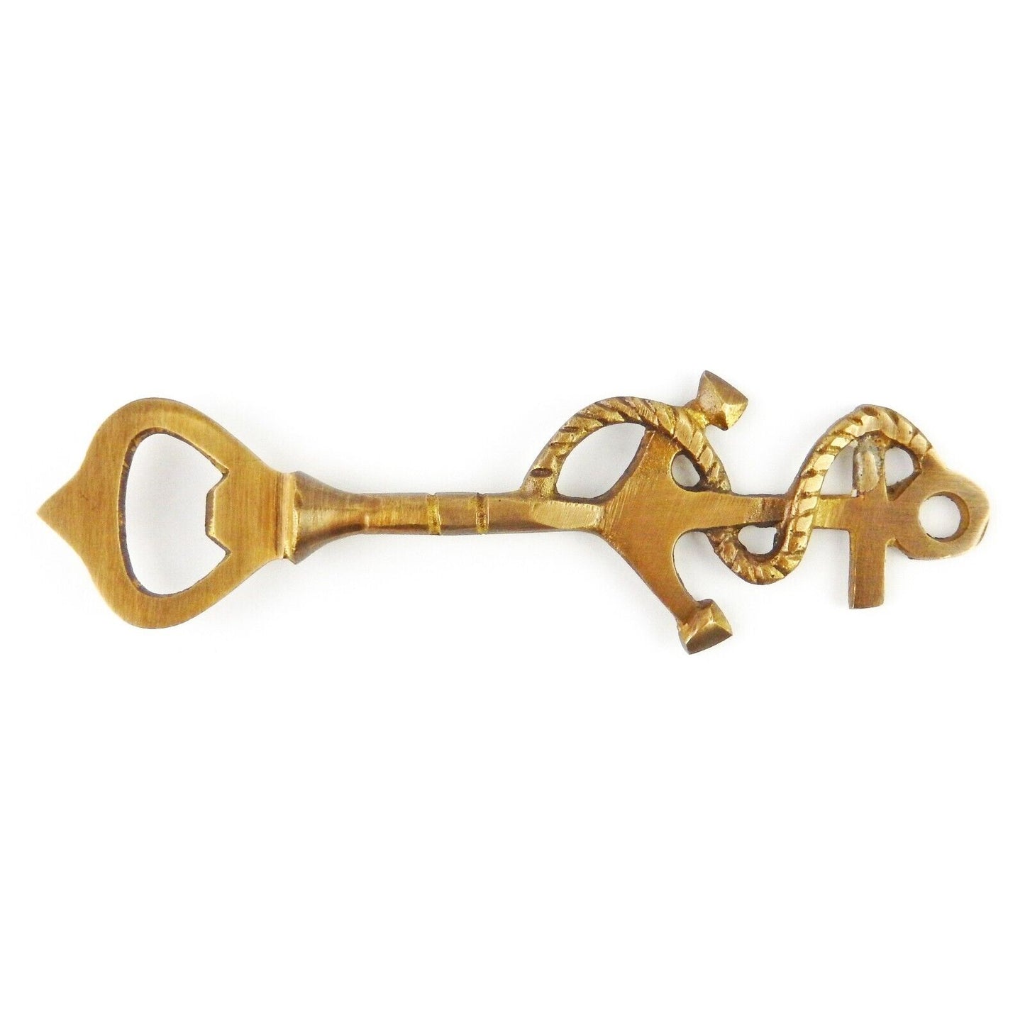 Navy Sailor Anchor Metal Handheld Beer Soda Bottle Opener Antique Bronze Finish