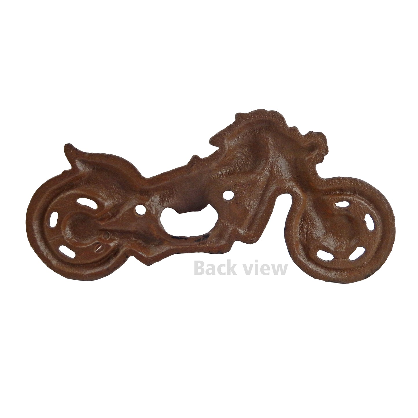 Cast Iron Motorcycle Beer Bottle Opener Wall Mounted Retro Motorbike Rustic