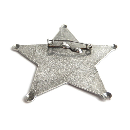 US Marshal Badge Old West Replica Antique Silver 5 Pointed Star Made in USA