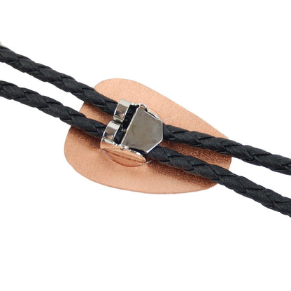 Hunting American Eagle Copper Bolo Tie 40 inch Black Cord Made in USA