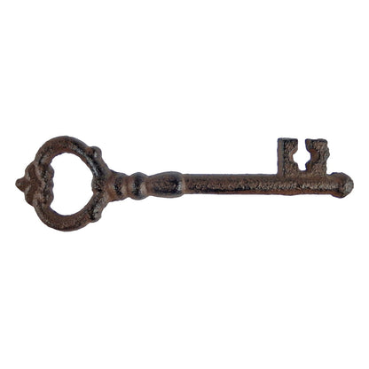 Rustic Cast Iron Metal Skeleton Key Cabinet Door Handle Drawer Pull 5 1/2 inch