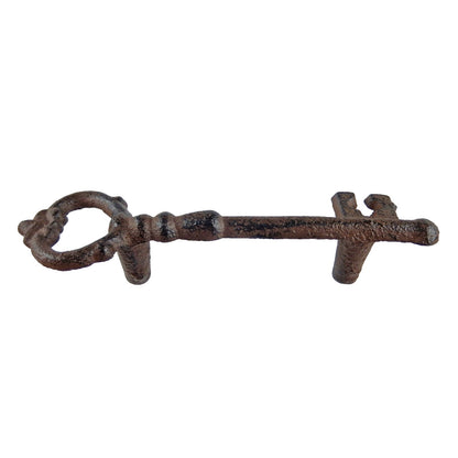 Rustic Cast Iron Metal Skeleton Key Cabinet Door Handle Drawer Pull 5 1/2 inch