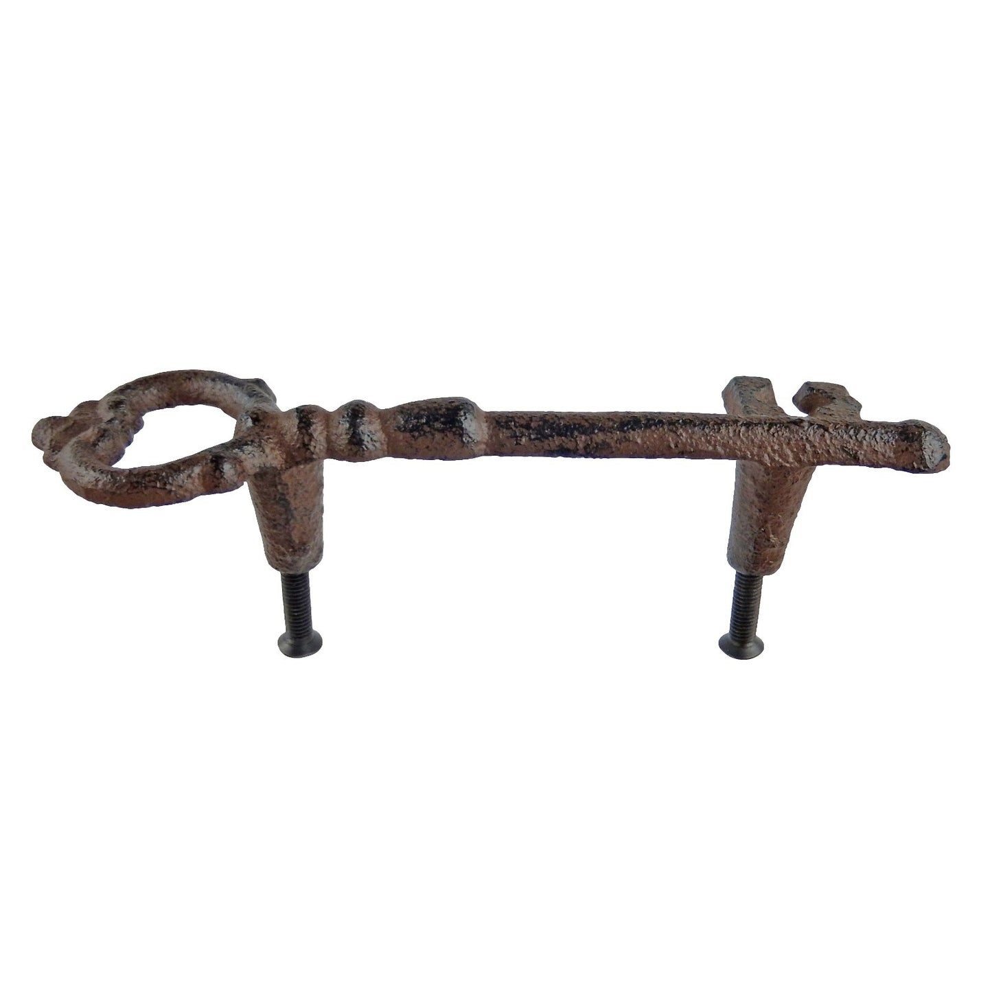 Rustic Cast Iron Metal Skeleton Key Cabinet Door Handle Drawer Pull 5 1/2 inch