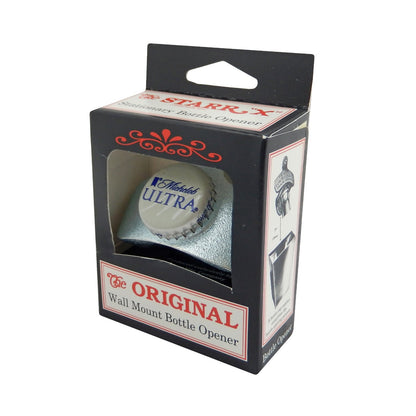 Starr X Michelob Ultra Cap Cast Iron Beer Bottle Opener Wall Mounted Zinc Plated