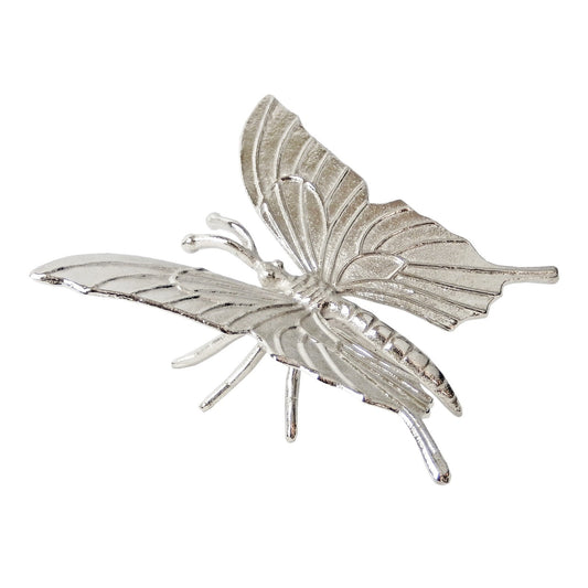 Cast Aluminum Metal Butterfly Figurine Shelf Sitter Garden Yard Decor 7.25 inch