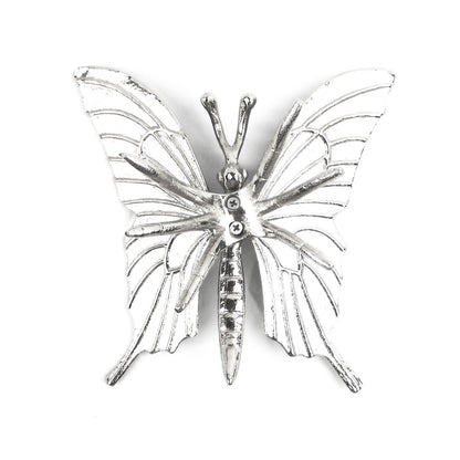 Cast Aluminum Metal Butterfly Figurine Shelf Sitter Garden Yard Decor 7.25 inch
