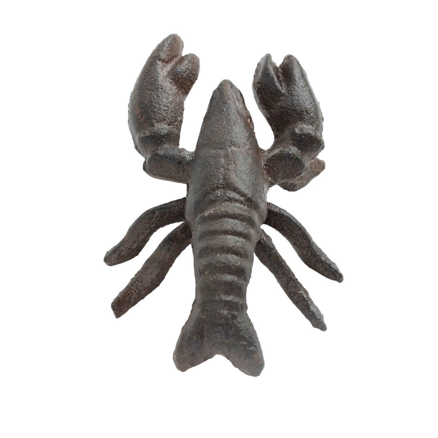 Tiny Small Cast Iron Crawfish Crawdad Lobster Figurine Yard Garden Pond Decor