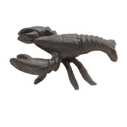 Tiny Small Cast Iron Crawfish Crawdad Lobster Figurine Yard Garden Pond Decor
