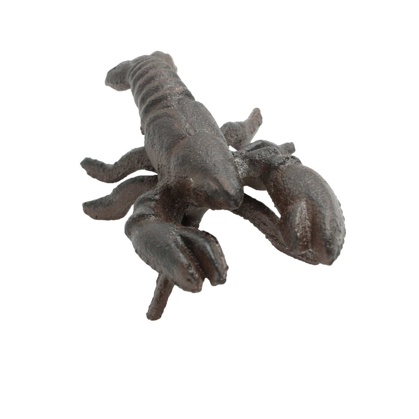 Tiny Small Cast Iron Crawfish Crawdad Lobster Figurine Yard Garden Pond Decor