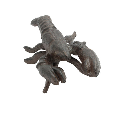 Tiny Small Cast Iron Crawfish Crawdad Lobster Figurine Yard Garden Pond Decor